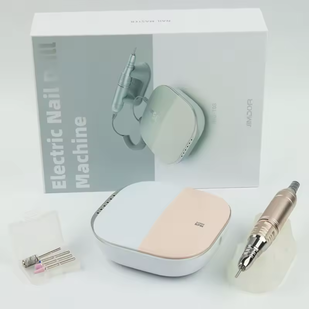 Taladro de Uñas Profesional 35000RPM, Lima de uñas Recargable Portátil